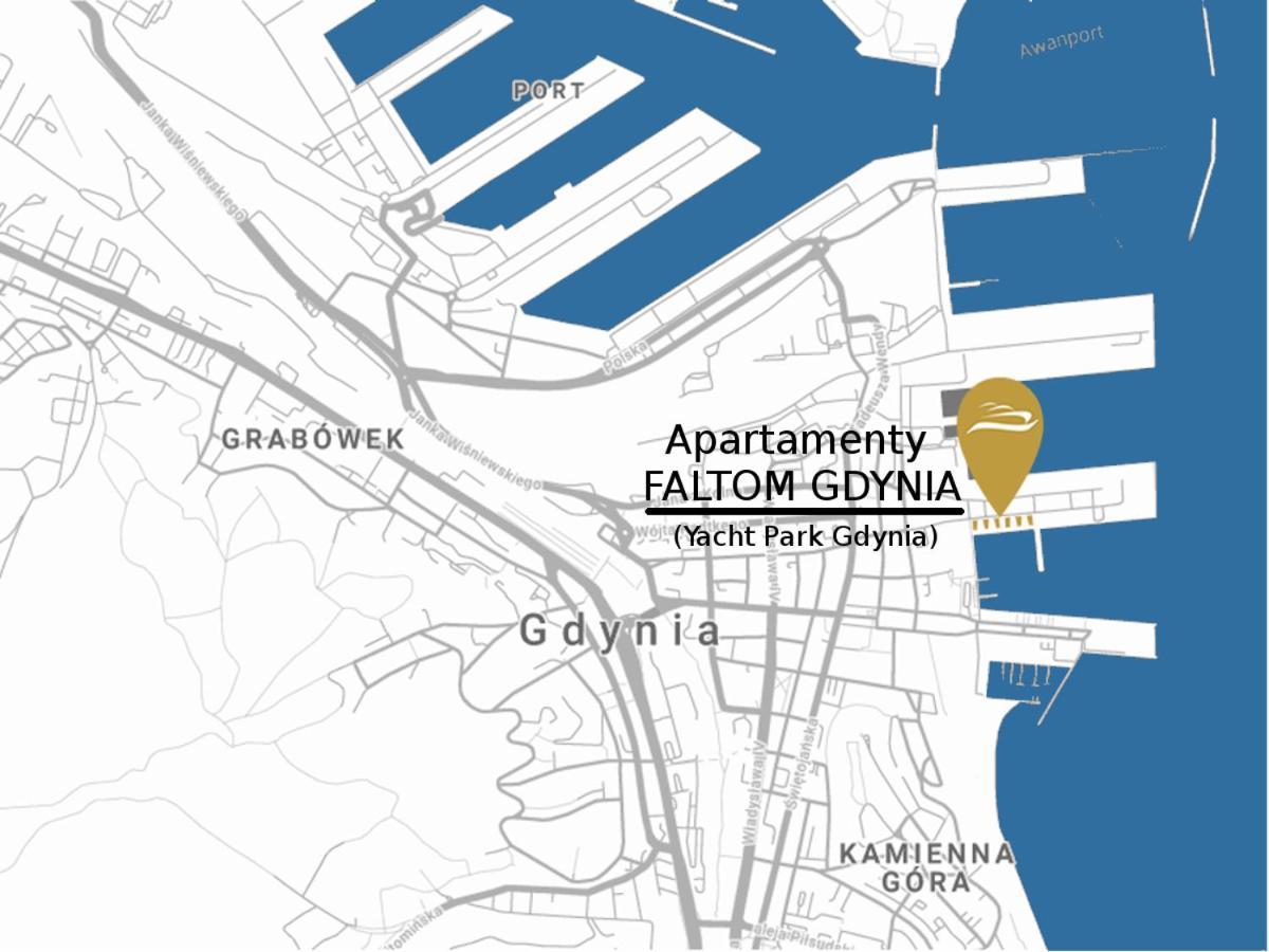 Apartament Faltom 26 Yacht Park Z Tarasem Gdynia Zewnętrze zdjęcie
